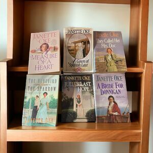 Janette Oke Books  Lot Of 6 Paperback Novels 1992-1995